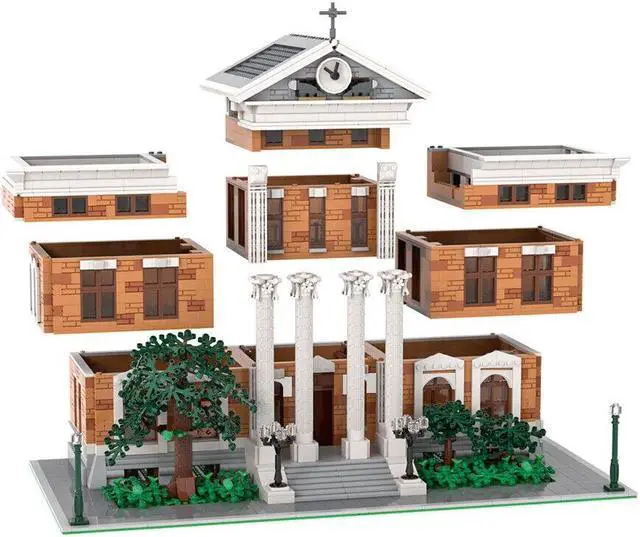 Alt view image 2 of 7 - ZITIANYOUBUILD MOC-100578 Modular Back to the Future Clock Tower Double Cornerstyle 3103 Pieces for Adults 100% Compatible with LEGO Brand New and High Quality