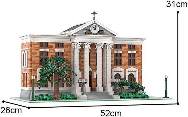 Alt view image 6 of 7 - ZITIANYOUBUILD MOC-100578 Modular Back to the Future Clock Tower Double Cornerstyle 3103 Pieces for Adults 100% Compatible with LEGO Brand New and High Quality