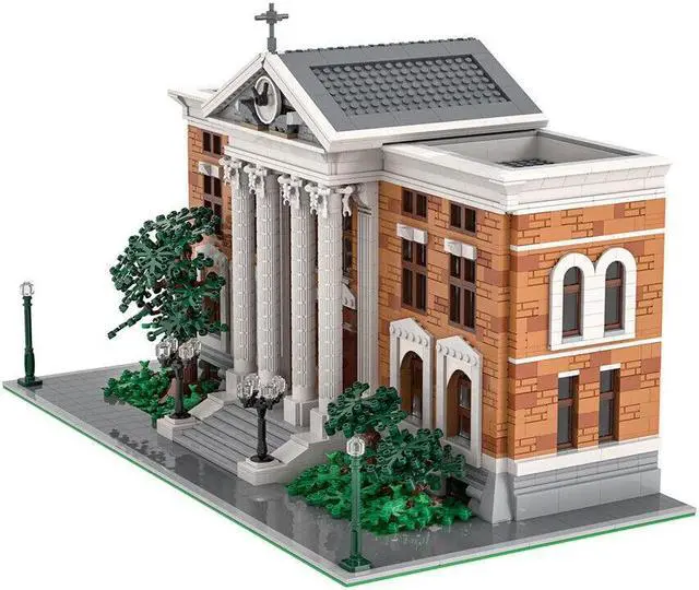 Alt view image 3 of 7 - ZITIANYOUBUILD MOC-100578 Modular Back to the Future Clock Tower Double Cornerstyle 3103 Pieces for Adults 100% Compatible with LEGO Brand New and High Quality