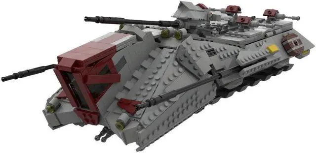 Main image of ZITIANYOUBUILD The Unstable Terrain Artillery Transport (UT-AT) Model 980 Pieces MOC