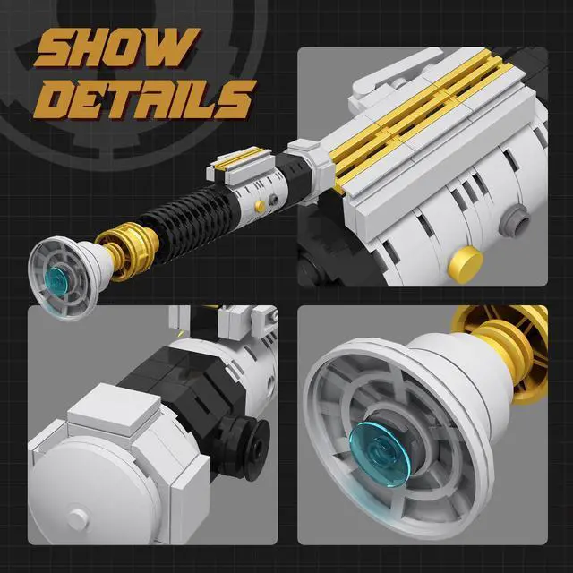 Alt view image 4 of 7 - ZITIANYOUBUILD Glowing Sword from the Movie 217 Pieces Building Toys Sets and Packs MOC