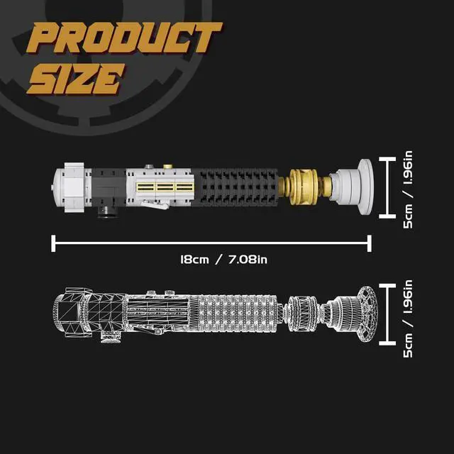 Alt view image 3 of 7 - ZITIANYOUBUILD Glowing Sword from the Movie 217 Pieces Building Toys Sets and Packs MOC