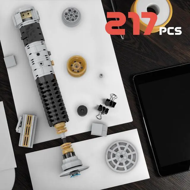 Alt view image 7 of 7 - ZITIANYOUBUILD Glowing Sword from the Movie 217 Pieces Building Toys Sets and Packs MOC