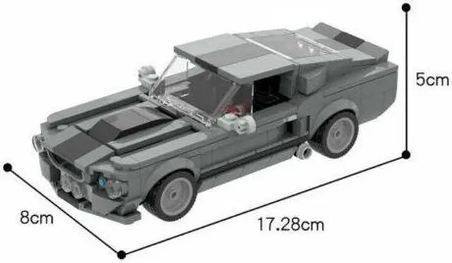 Alt view image 7 of 7 - ZITIANYOUBUILD Car Sports car Model 364 Pieces Building Toys for Adults Building Set MOC