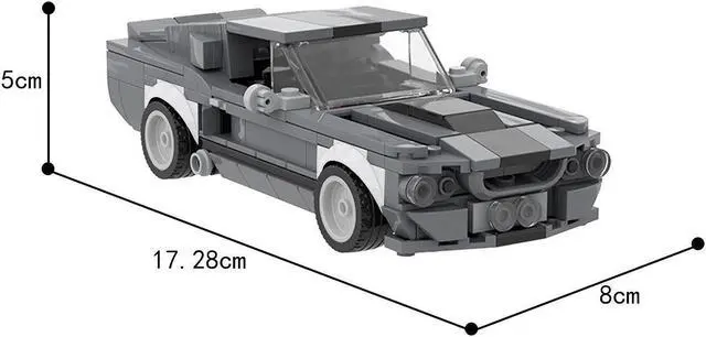 Alt view image 6 of 7 - ZITIANYOUBUILD Car Sports car Model 364 Pieces Building Toys for Adults Building Set MOC