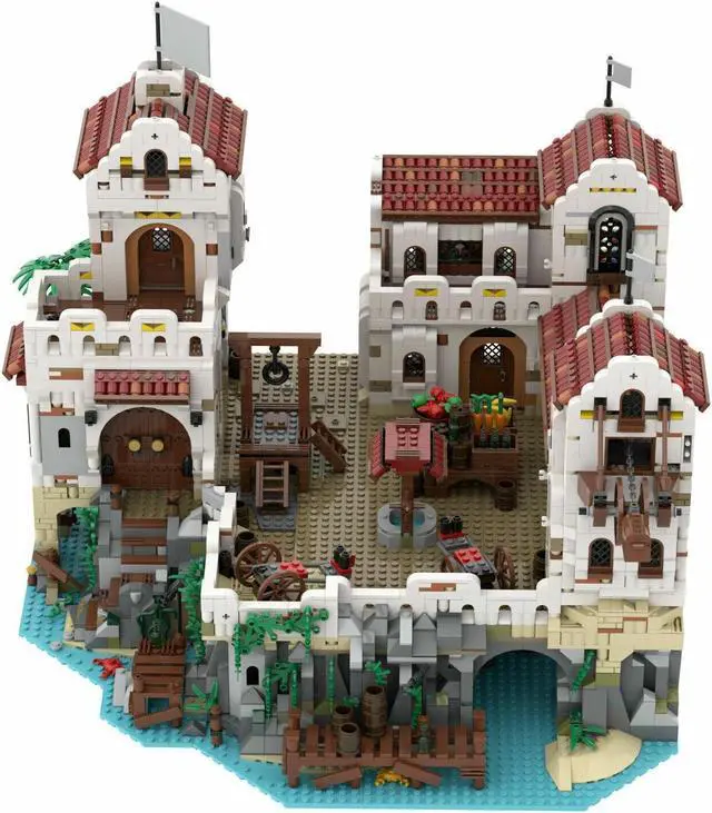 Alt view image 3 of 7 - ZITIANYOUBUILD MOC-49155 Eldorado Fortress Pirates of Barracuda Bay for Adults 100% Compatible with LEGO Brand New and High Quality