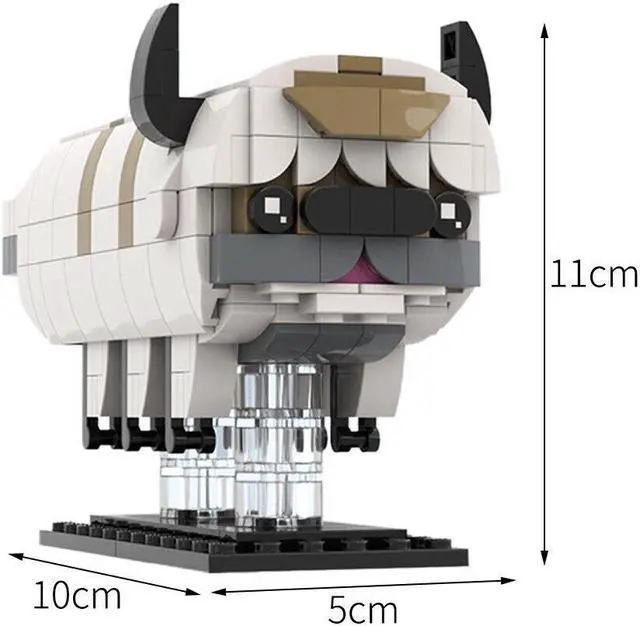 Alt view image 2 of 5 - ZITIANYOUBUILD Sky Bison with Flight Ability 295 Pieces from Anime Building Toys Set MOC