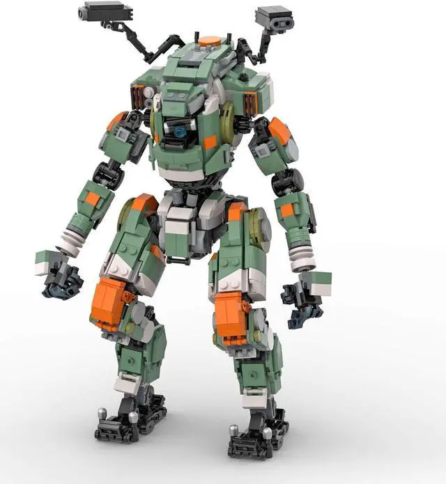 Alt view image 3 of 7 - ZITIANYOUBUILD BT-7274 Vanguard class Titan Mech 1057 Pieces with Paper Manual MOC