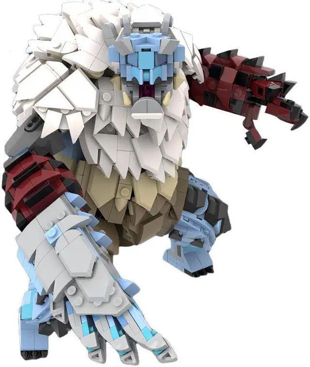 Main image of ZITIANYOUBUILD Bear-like Fanged Beast Monster Building Blocks Toy 1143 Pieces MOC