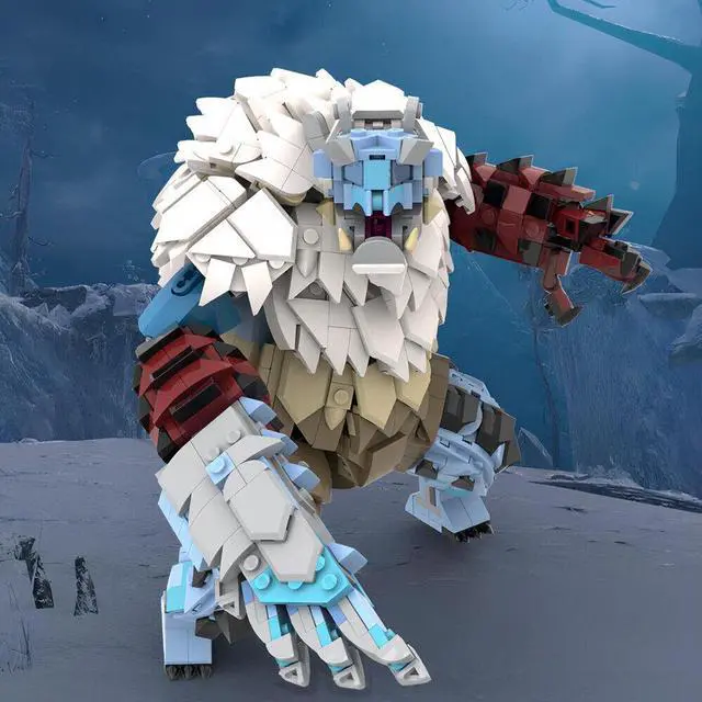 Alt view image 2 of 3 - ZITIANYOUBUILD Bear-like Fanged Beast Monster Building Blocks Toy 1143 Pieces MOC