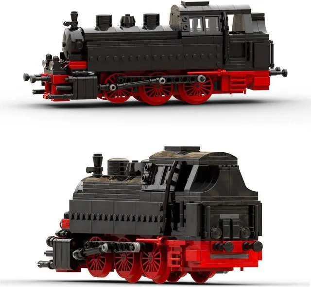 Alt view image 2 of 5 - ZITIANYOUBUILD MOC-72693 BR 80 Steam Engine Vintage Train Collections 372 Bricks 100% Compatible with LEGO Brand New and High Quality