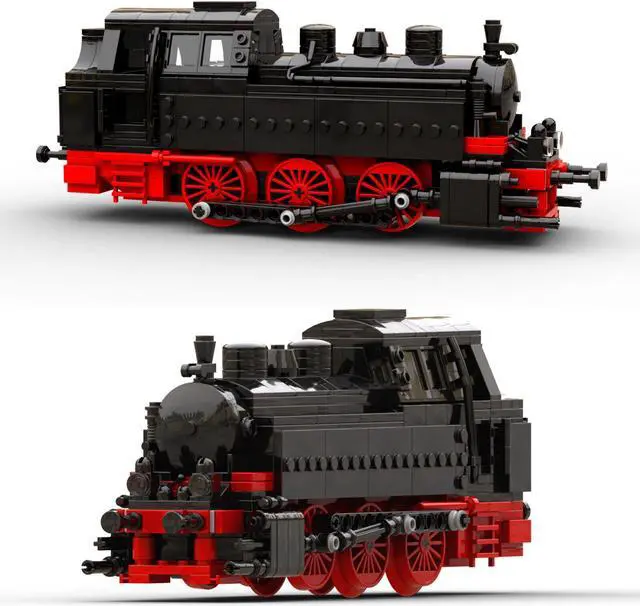 Alt view image 3 of 5 - ZITIANYOUBUILD MOC-72693 BR 80 Steam Engine Vintage Train Collections 372 Bricks 100% Compatible with LEGO Brand New and High Quality