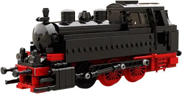 Alt view image 4 of 5 - ZITIANYOUBUILD MOC-72693 BR 80 Steam Engine Vintage Train Collections 372 Bricks 100% Compatible with LEGO Brand New and High Quality