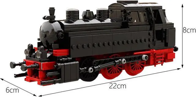 Alt view image 5 of 5 - ZITIANYOUBUILD MOC-72693 BR 80 Steam Engine Vintage Train Collections 372 Bricks 100% Compatible with LEGO Brand New and High Quality