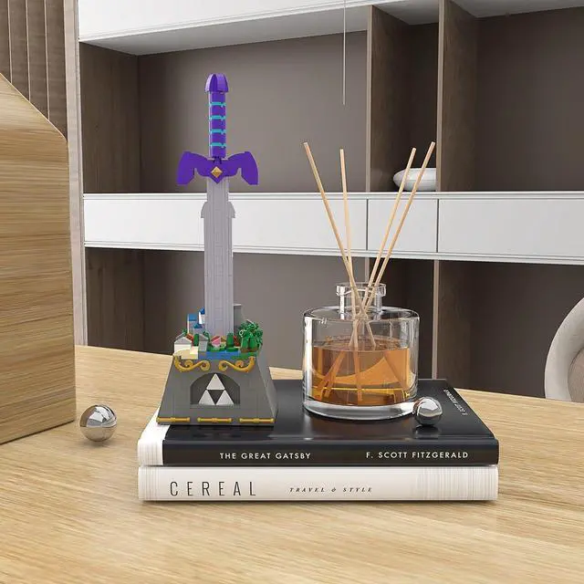 Alt view image 4 of 6 - ZITIANYOUBUILD The Master Sword Hyrule Castle Toys Set 388 for Collection MOC