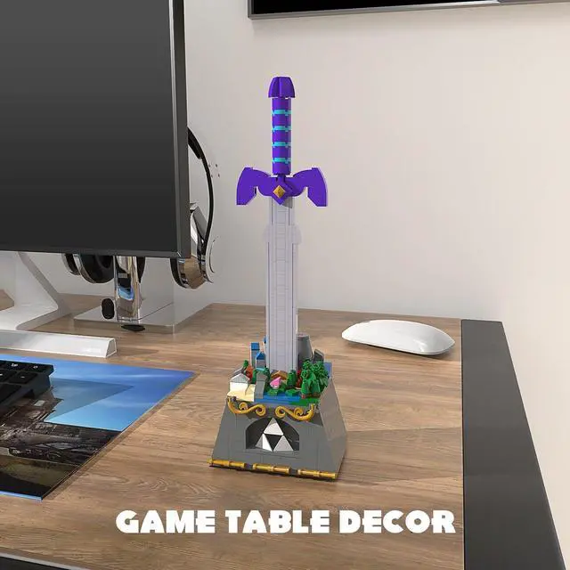 Alt view image 5 of 6 - ZITIANYOUBUILD The Master Sword Hyrule Castle Toys Set 388 for Collection MOC