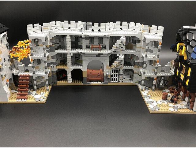 ZITIANYOUBUILD Enclosed Fortress & Medieval Castle 5812 Pieces Building  Toys Kit MOC 