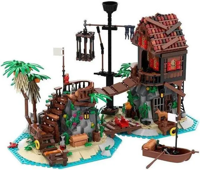 Main image of ZITIANYOUBUILD Modular Architecture on the Island Building Toys Set 1448 Pieces MOC