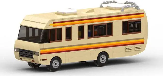 Main image of ZITIANYOUBUILD Mobile Lab / RV Model with Details 692 Pieces from Crime TV Series MOC