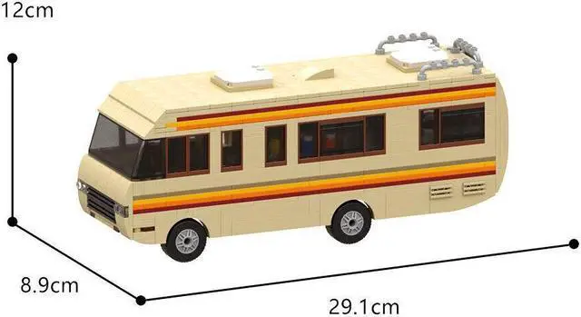Alt view image 2 of 7 - ZITIANYOUBUILD Mobile Lab / RV Model with Details 692 Pieces from Crime TV Series MOC