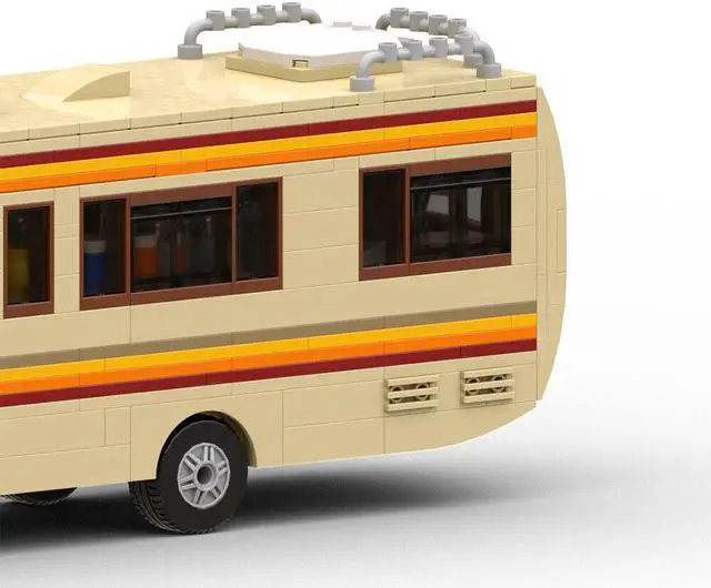 Alt view image 5 of 7 - ZITIANYOUBUILD Mobile Lab / RV Model with Details 692 Pieces from Crime TV Series MOC