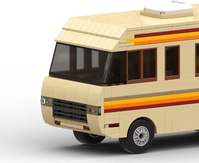 Alt view image 6 of 7 - ZITIANYOUBUILD Mobile Lab / RV Model with Details 692 Pieces from Crime TV Series MOC