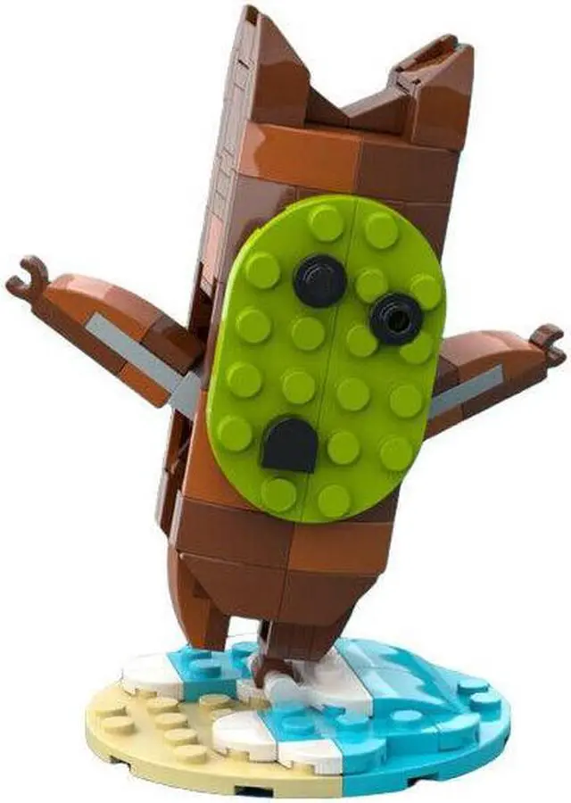 Alt view image 3 of 4 - ZITIANYOUBUILD 119 Pieces Brown Korok Ya Ha Ha Building Blocks Toys Set from Game MOC