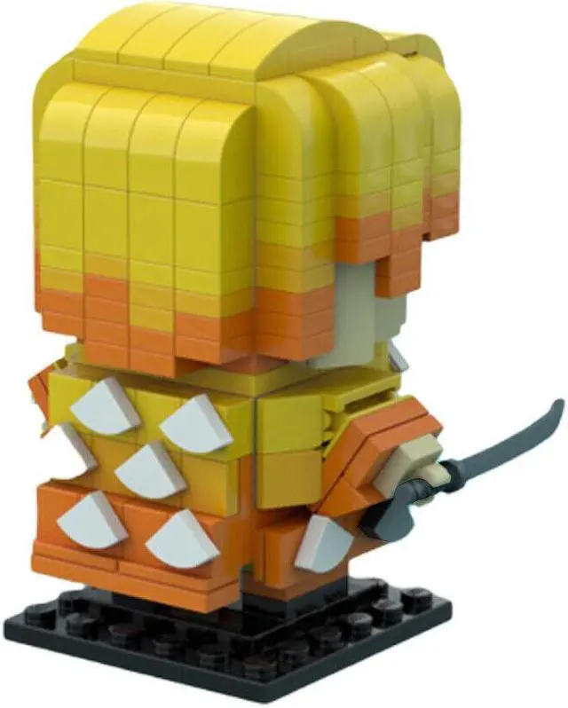 Alt view image 3 of 4 - ZITIANYOUBUILD Agatsuma Zenitsu Character 270 Pieces Building Toys Building Toys Set MOC