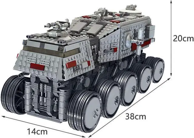 Alt view image 3 of 3 - ZITIANYOUBUILD UCS Juggernaut A6 The HAVw Clone Turbo Tank 1497 Pieces Building Toys MOC