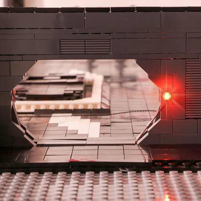 Alt view image 2 of 7 - ZITIANYOUBUILD Docking Bay 327 Hanger with LED Lighting Kit 7857 Pieces Building Set MOC