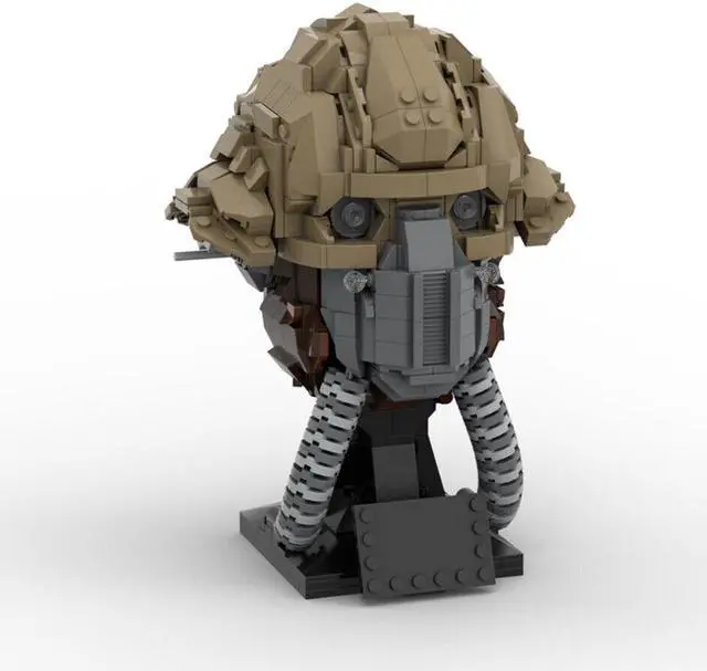 Alt view image 3 of 4 - ZITIANYOUBUILD Bust of Pilot / Benthic Helmet Model 776 Pieces from Sci-Fi Movie MOC