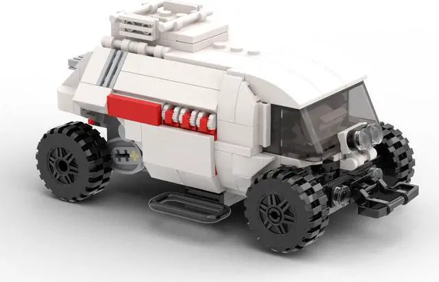 Alt view image 2 of 7 - ZITIANYOUBUILD Chariot for Transportion on Jupiter 292 Pieces from TV Show MOC