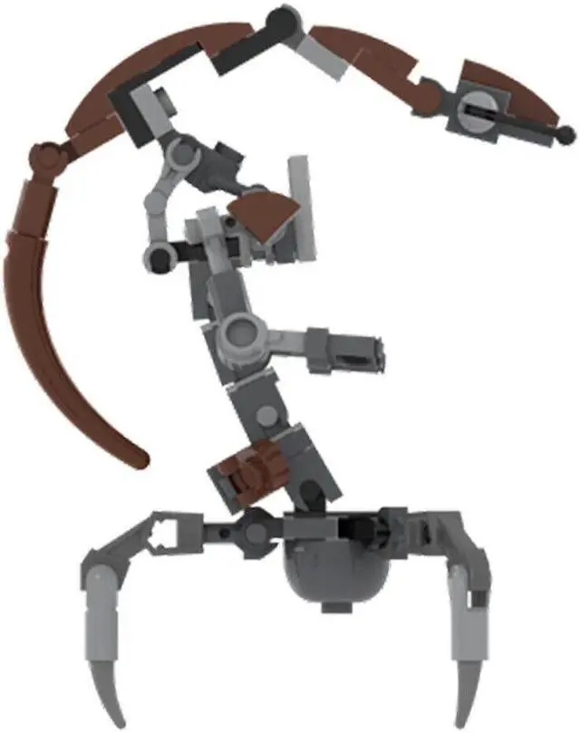 Alt view image 3 of 5 - ZITIANYOUBUILD MOC-64737 Star Wars Droideka with Deployed Form and Wheel/Mobility Form 100% Compatible with LEGO Brand New and High Quality