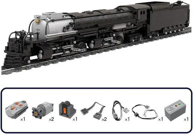 Main image of ZITIANYOUBUILD MOC-19554 4014 Big Boy RC Train with Power Functions Motor Kits Toys MOC