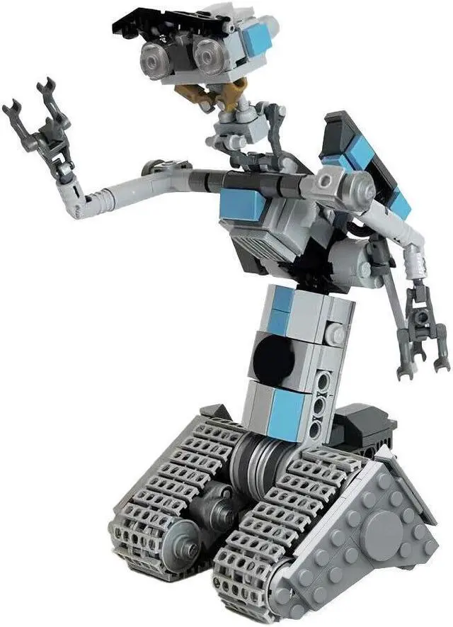 Alt view image 4 of 6 - ZITIANYOUBUILD Short Circuit Johnny 5 A Friendly Naive Selfaware Robot 369 Pieces from Comedy Film 100% Compatible with LEGO Brand New and High Quality
