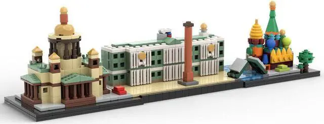 Main image of ZITIANYOUBUILD MOC-42108 Skyline Saint Petersburg Model 500 Pieces Building Toys Building Toys MOC