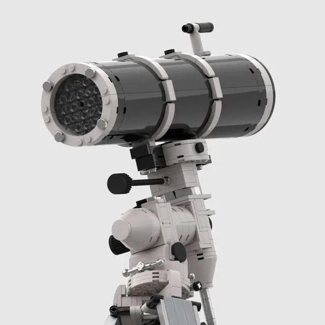 Alt view image 2 of 5 - ZITIANYOUBUILD MOC-52128 Newtonian Equatorial Mount Telescope with Stand 712 Pieces MOC