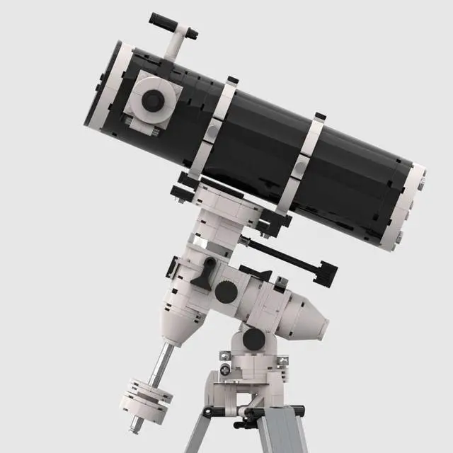 Alt view image 4 of 5 - ZITIANYOUBUILD MOC-52128 Newtonian Equatorial Mount Telescope with Stand 712 Pieces MOC