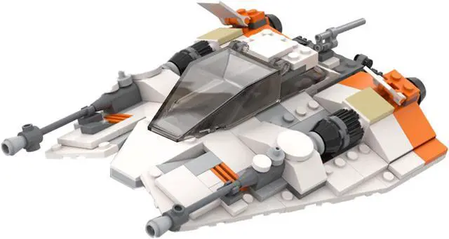 Alt view image 3 of 3 - ZITIANYOUBUILD Star Wars MOC-61894 T-47 Snowspeeder Model 271 Pieces for Adults 100% Compatible with LEGO Brand New and High Quality