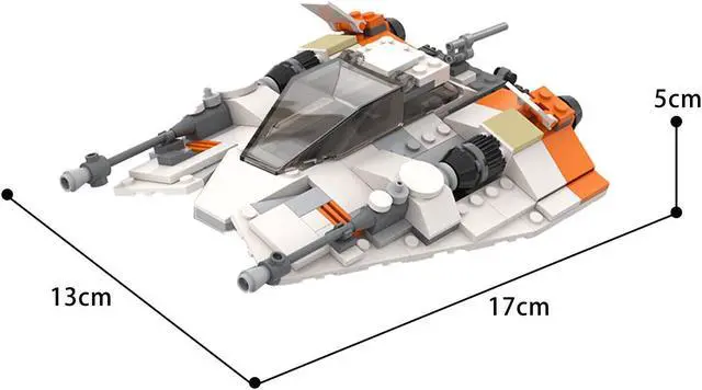 Alt view image 2 of 3 - ZITIANYOUBUILD Star Wars MOC-61894 T-47 Snowspeeder Model 271 Pieces for Adults 100% Compatible with LEGO Brand New and High Quality