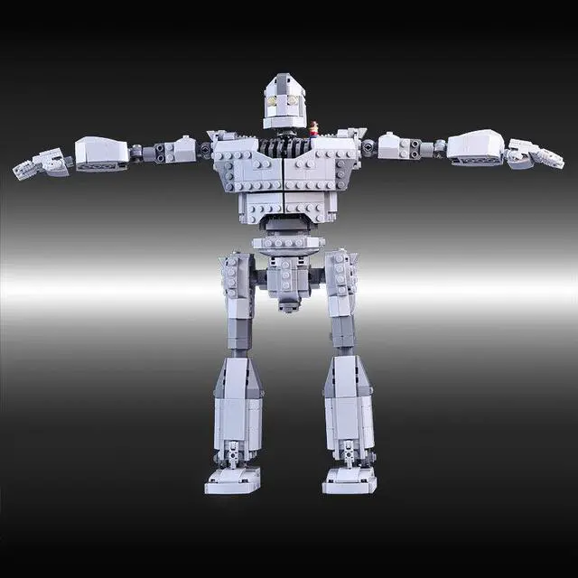 Alt view image 4 of 7 - ZITIANYOUBUILD MOC-14898 Steel Robot Big Robot Building Toys Set 818 Pieces for Collection MOC