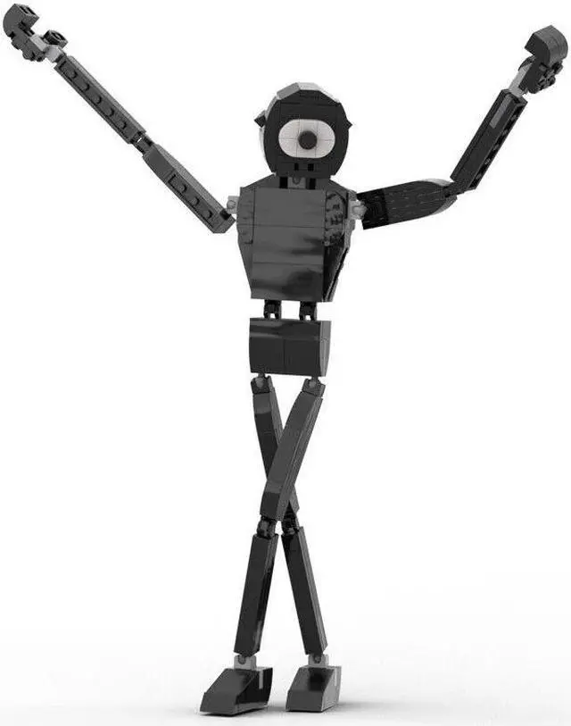 Alt view image 6 of 7 - ZITIANYOUBUILD Black One-Eyed Monster Model 186 Pieces Building Toys from Game MOC