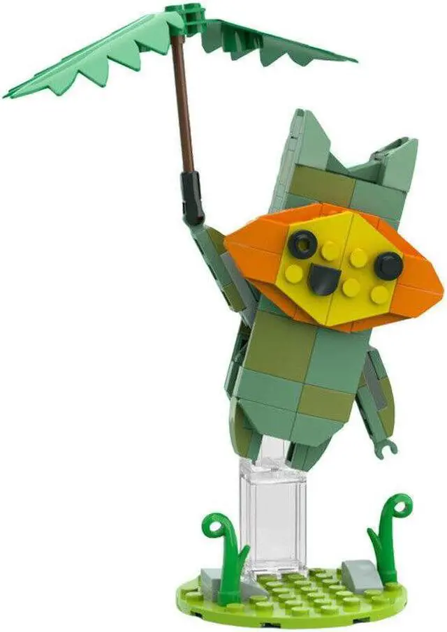 Alt view image 3 of 7 - ZITIANYOUBUILD Green Korok and Blue Korok Model 256 Pieces Building Toys Set MOC