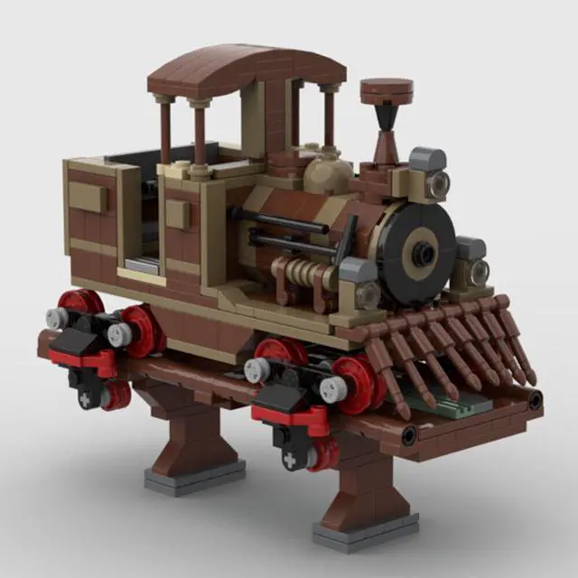 Main image of ZITIANYOUBUILD Runaway Mine Train Building Toy Kit 990 Pieces Building Toys Set MOC
