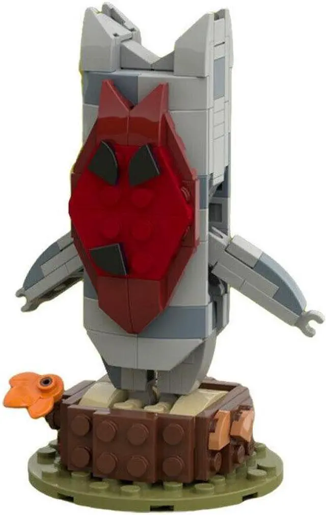 Alt view image 7 of 7 - ZITIANYOUBUILD Green Korok and Blue Korok Model 256 Pieces Building Toys Set MOC