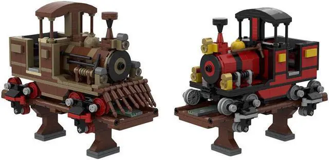 Alt view image 2 of 7 - ZITIANYOUBUILD Runaway Mine Train Building Toy Kit 990 Pieces Building Toys Set MOC