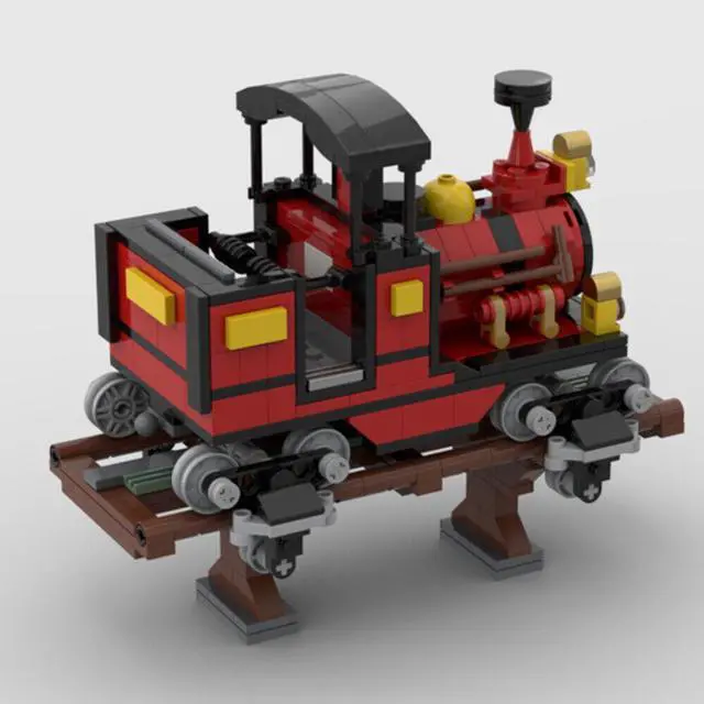 Alt view image 6 of 7 - ZITIANYOUBUILD Runaway Mine Train Building Toy Kit 990 Pieces Building Toys Set MOC