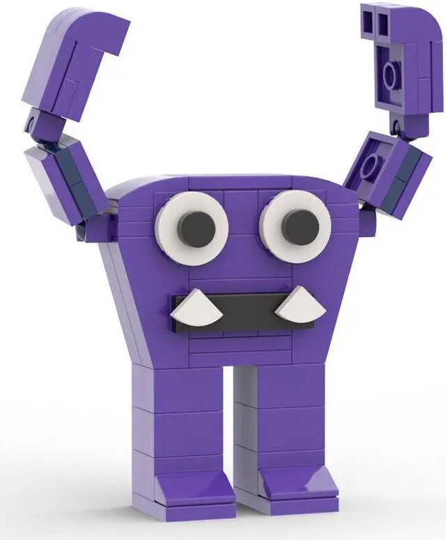Alt view image 2 of 7 - ZITIANYOUBUILD Tiny Purple Monster Captain Building Toys 59 Pieces Building Toys Set MOC