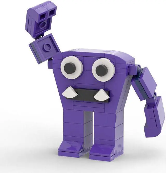 Alt view image 3 of 7 - ZITIANYOUBUILD Tiny Purple Monster Captain Building Toys 59 Pieces Building Toys Set MOC