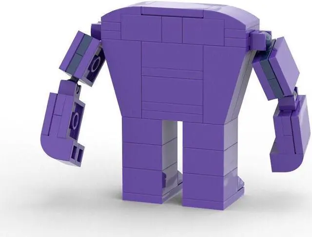 Alt view image 4 of 7 - ZITIANYOUBUILD Tiny Purple Monster Captain Building Toys 59 Pieces Building Toys Set MOC